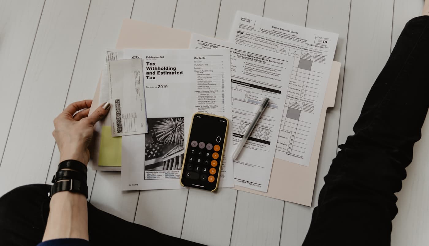 Organized financial records and documents prepared for an audit